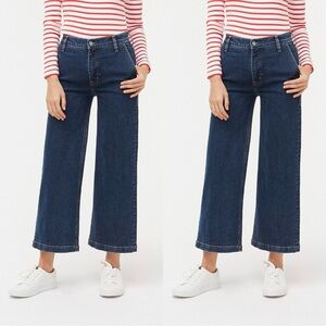 J. Crew 10″ Highest-Rise Wide-Leg Jean in Medium Dark Wash - 28